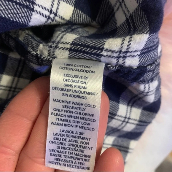 Champs Plaid Button Up Long Sleeve, Dress, Shirt, Small - Picture 4 of 10